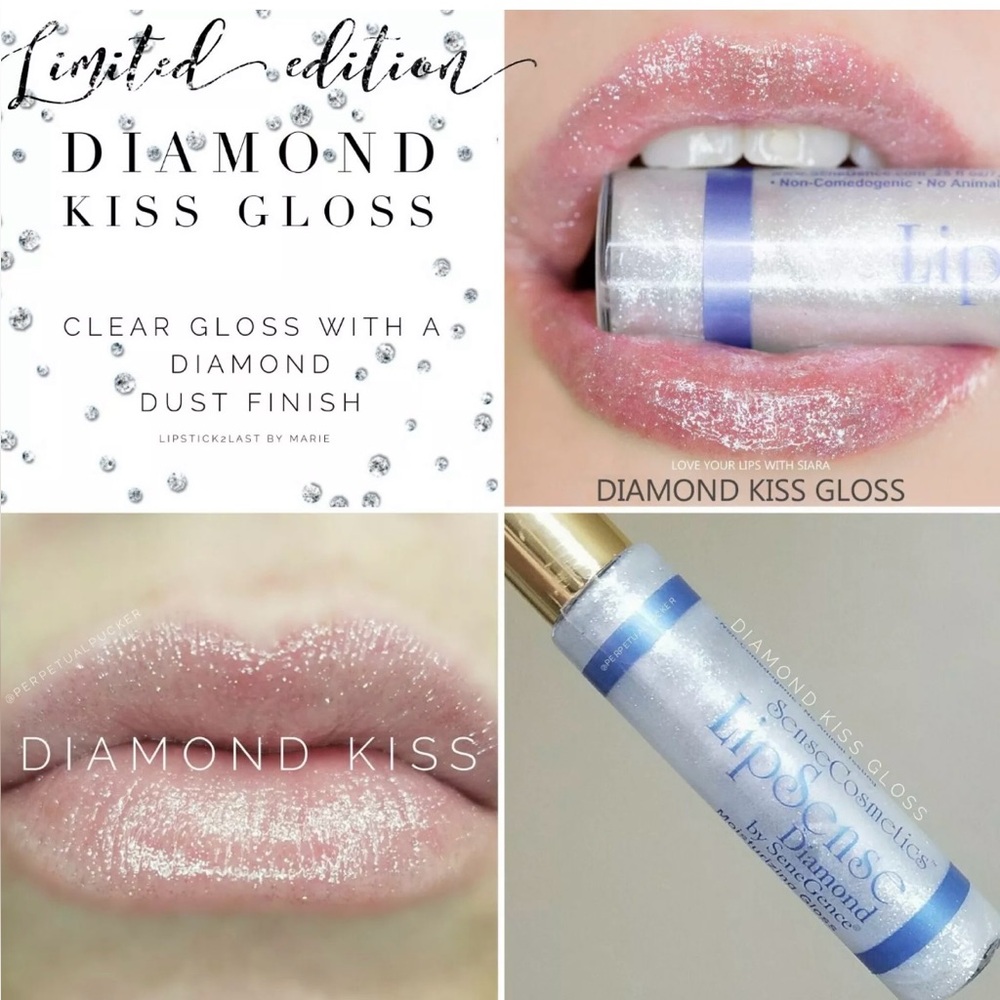 Lipsense set of three new sealed diamond kiss